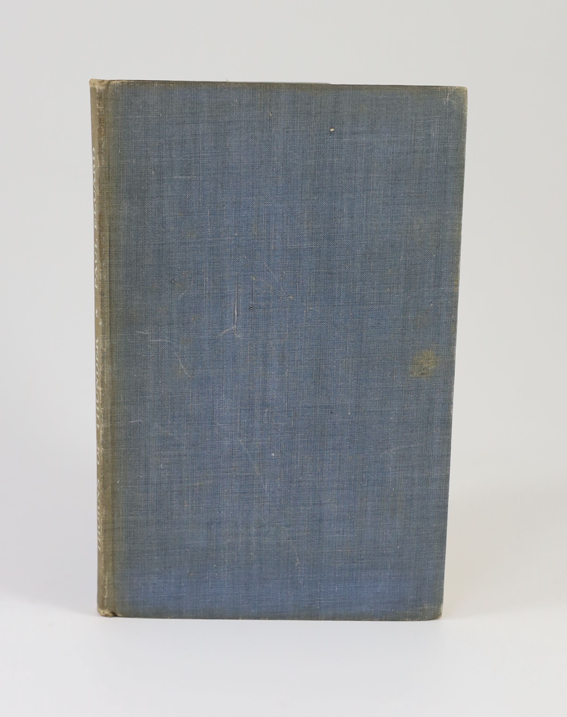 Eluard, Paul - Thorns of Thunder Selected Poems. 1st and limited ed. one of 600. With frontispiece of the author by Pablo Picasso. Cloth with letters direct on spine. With half title and limitation. 8vo. Europa Press & S